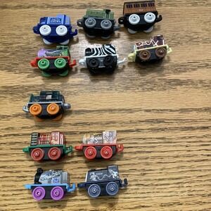 Lot of 11 Thomas the Train Minis Octopus, Fruit Chews, Triceratops, Robo Samson